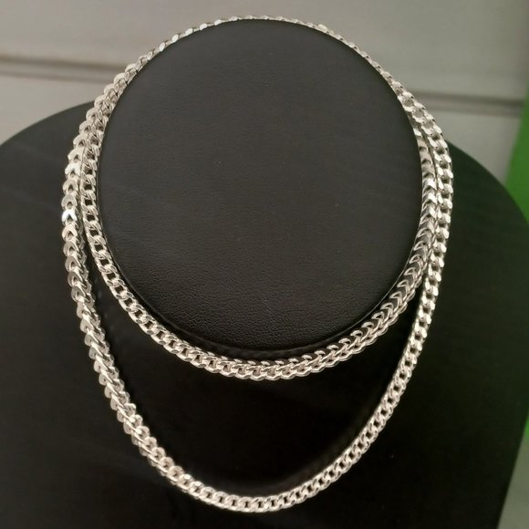 925 Sterling Silver Franco chain size 24 inches